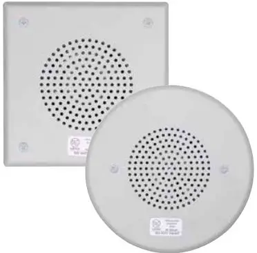 Mircom SP-Series 4 Inch Bright White Speakers-FIG1