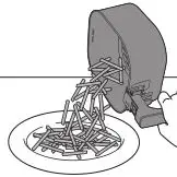 PHILIPS Airfryer HD927X - Empty the basket contents into a bowl