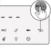 PHILIPS Airfryer HD927X - Press the power On-Off button