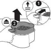 PHILIPS Airfryer HD927X - To remove small ingredients