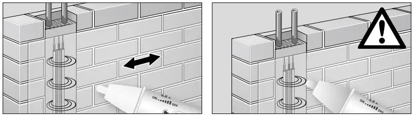 Laserliner AC-Check Non Contact Voltage Tester CAT III 1000 V LED Instruction Manual - Adjustment of sensitivity