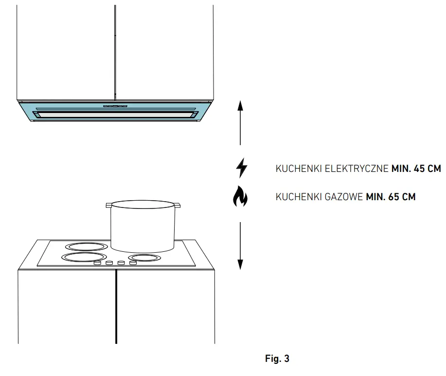 GLOBALO Alario 60 Built In Cooker Hood - Figure 1