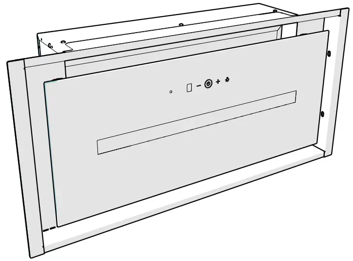 GLOBALO Saredo 60 Built In Kitchen Extractor Range Hood