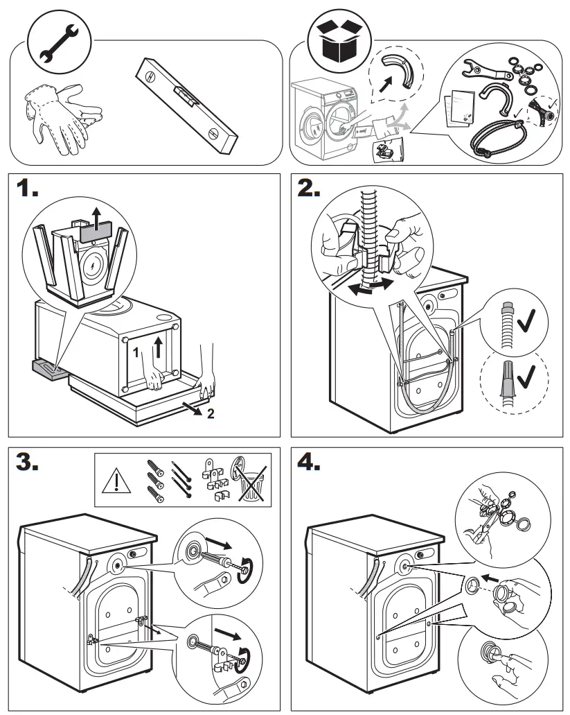 AEG LR9716C8 Washing Machine Front Loader - package 2