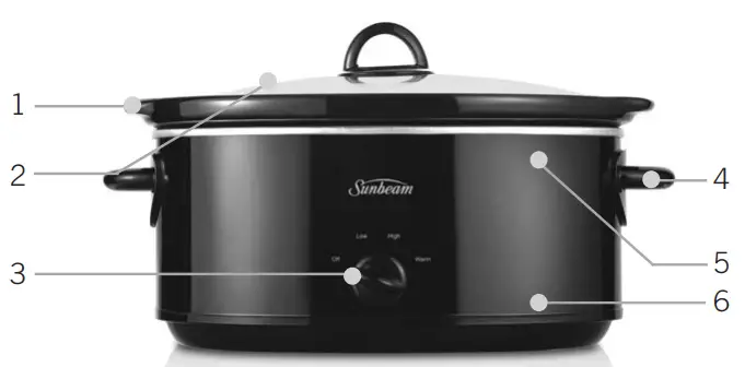 Sunbeam HP5530 Secretchef 7.5L Slow Cooker - Features of your Slow Cooker