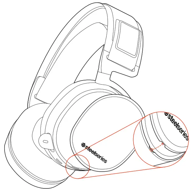 SteelSeries Arctis PRO + GameDAC - SPEAKER PLATE