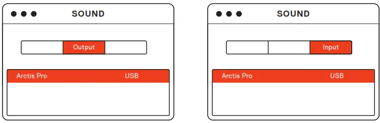 SteelSeries Arctis PRO Headset - MAC SYSTEM SETTINGS