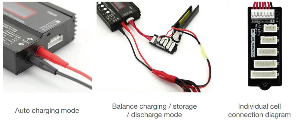 TENERGY Multifunction Balance Charger TB6B - How to connect the wires