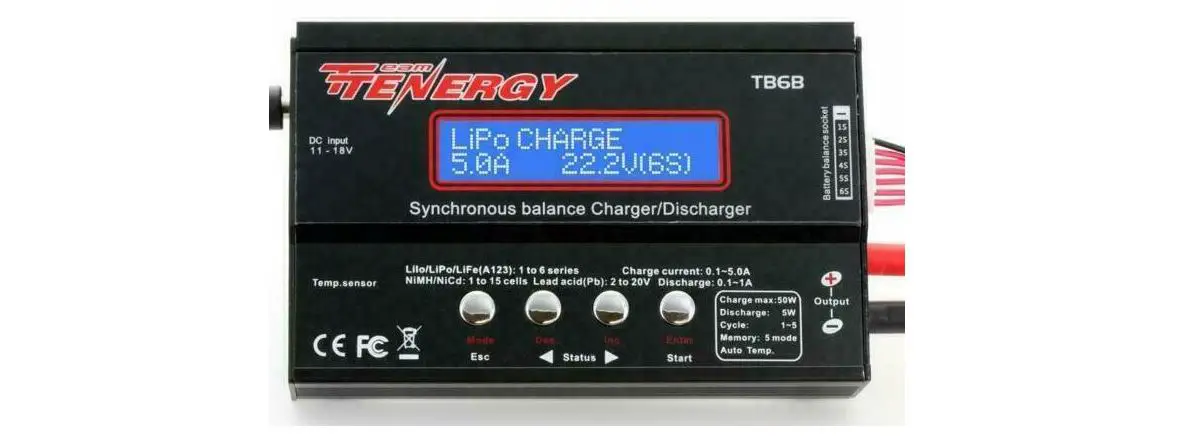 Tenergy Multifunction Balance Charger Tb6b User Manual