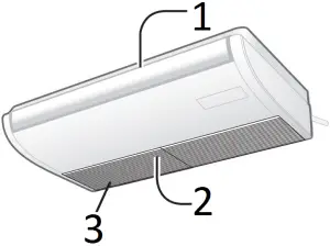 Panasonic S-3650PT3E - Indoor unit