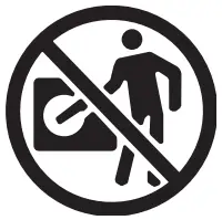 Panasonic S-3650PT3E - Prohibited 2