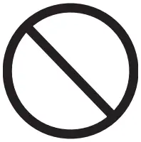 Panasonic S-3650PT3E - Prohibited