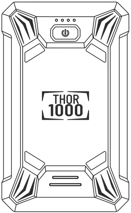 Vekkia THOR 1000 Jump Starter and Portable Power Source -figure