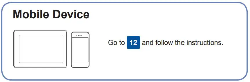 brother MFC-T4500DW Inkjet Multi Function Printer Installation Guide - Mobile device