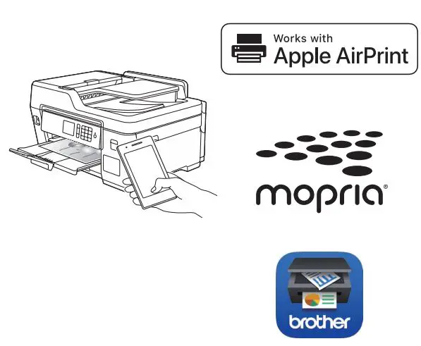 brother MFC-T4500DW Inkjet Multi Function Printer Installation Guide - Print or scan using your mobile