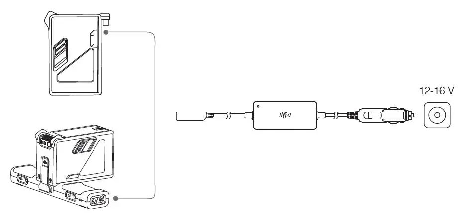 dji DJFPVCC FPV Car Charger fig1