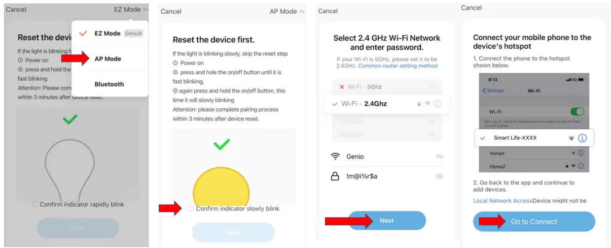 mirabella genio I003935 Wi-Fi Smart Background Light - AP Mode