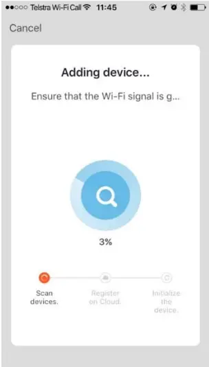 mirabella genio I003935 Wi-Fi Smart Background Light - device