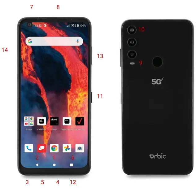 Orbic R678L5 Myra Smartphone-