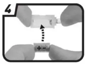 a close up of a mirror