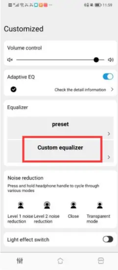 SoundPEATS - Custom equalizer 1