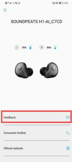 SoundPEATS - Feedback 2