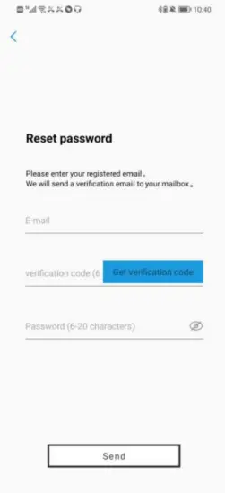 SoundPEATS - Forgot password 2