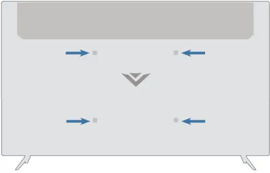 VIZIO V Series V436 J04 4K UHD LED SmartCast Smart TV - WALL MOUNTING THE TV