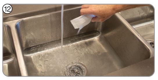 BUNN 54300.0101 1.0 and 1.5 Gallon - Allow the parts to soak in the sanitizer solution