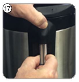 BUNN 54300.0101 1.0 and 1.5 Gallon - Re-install sight gauge tube