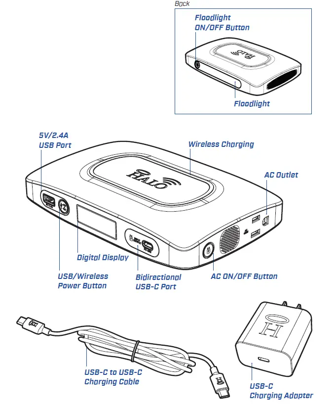 ZAGG-HALO-PS-100-Portable-Power-Station-fig-1
