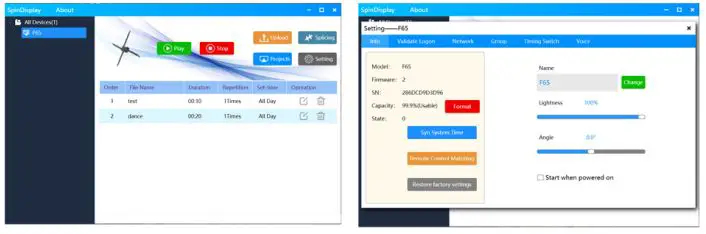 Yewang Technology Shenzhen MS4 Hologram Fan User Guide - Personal Computer and Multiple Splicing method