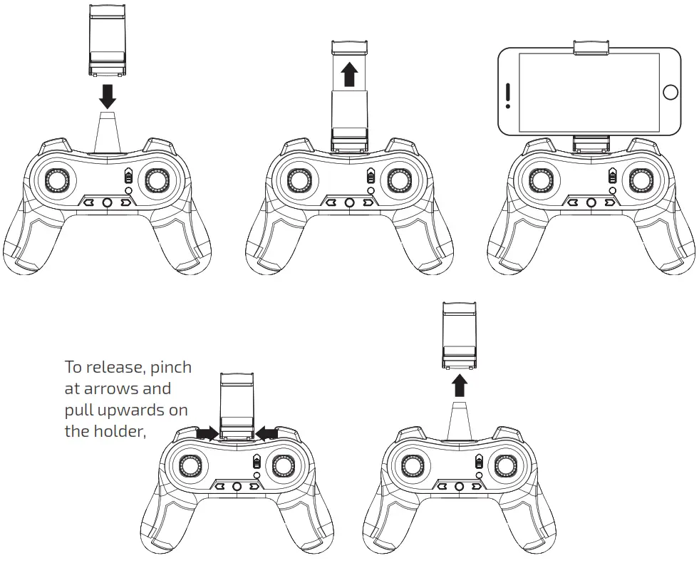 Phoenix Quadcopter Drone with Wi-Fi Camera- Screen Control-33