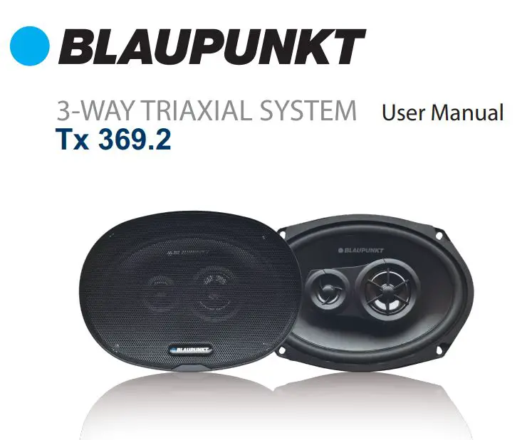 BLAUPUNKT 3-Way Triaxial System
