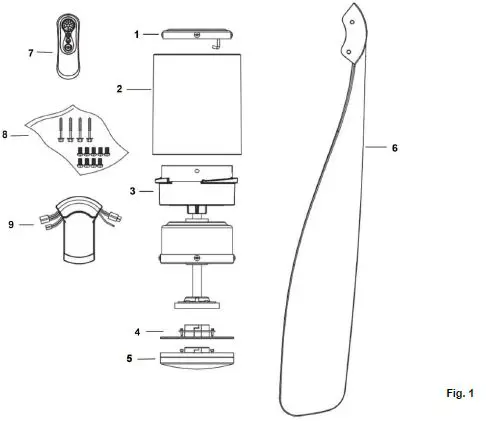 Beacon LIGHTING 213350 132cm DC Ceiling Fan-1