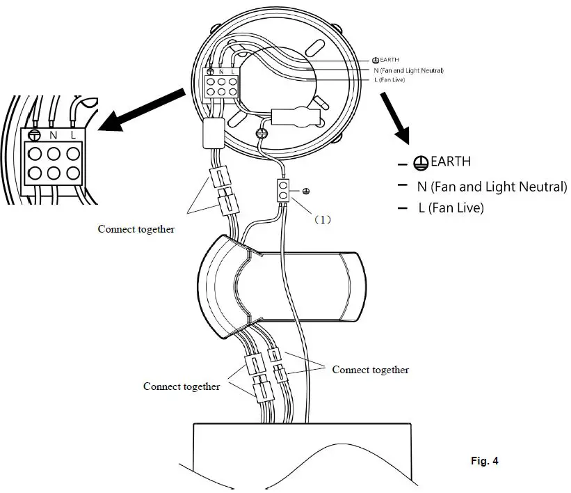 Beacon LIGHTING 213350 132cm DC Ceiling Fan-16
