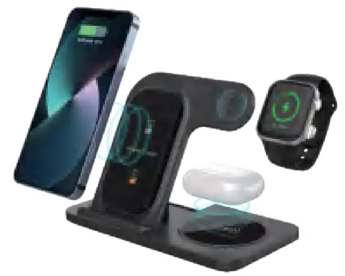 madison Y010 3 in 1 Foldable Wireless Charger - overview 1