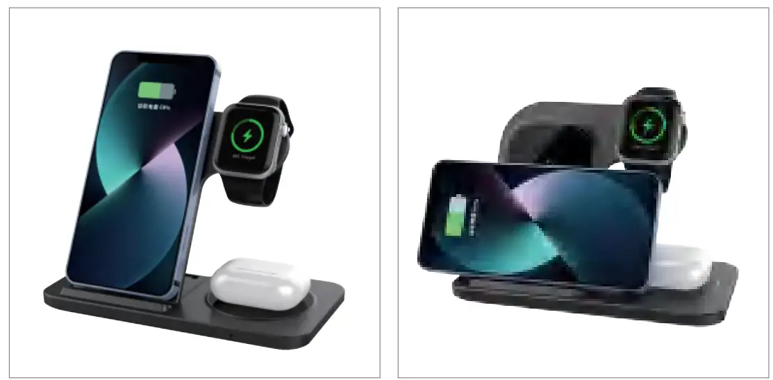 madison Y010 3 in 1 Foldable Wireless Charger - overview 2