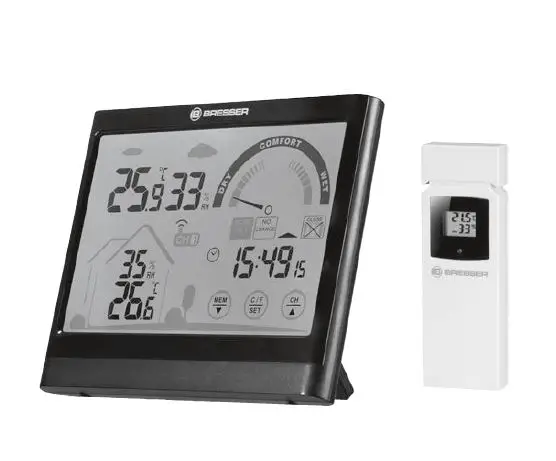 Bresser 7007402 Ventair Thermo-hygrometer With Wireless Sensor Instruction Manual Bresser 7007402 Ventair Thermo-hygrometer With Wireless Sensor Instruction Manual