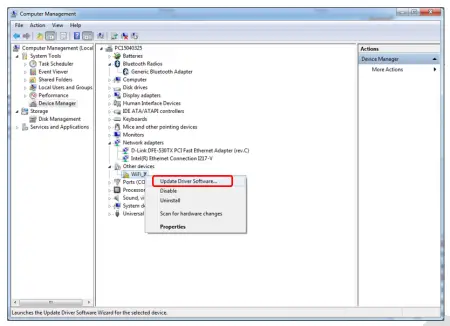 Install Windows driver