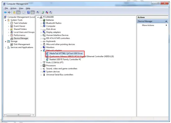 Install Windows driver