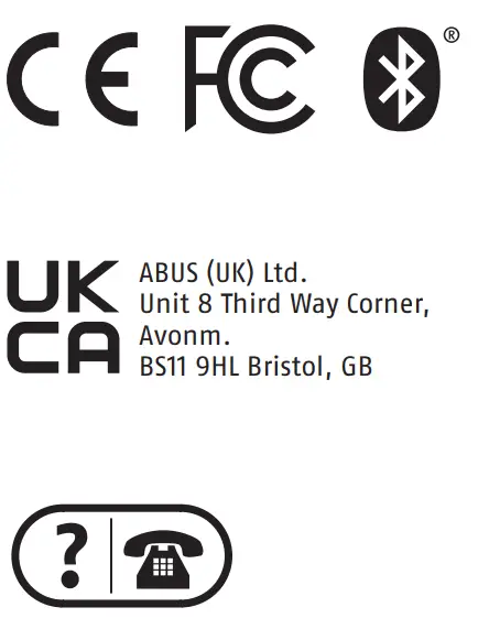 ABUS 787 797 Smart-BT Wall Mounting KeyGarage Instruction Manual - Certified icon