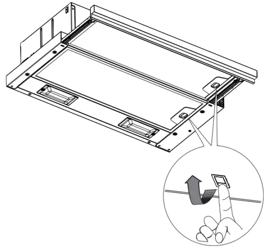 IKEA UTDRAG Built In Extractor Hood - Grease Filters