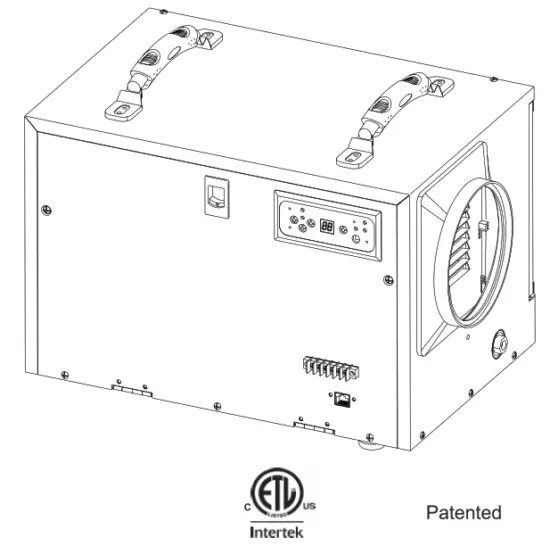 baseaire AirWerx 65X Crawlspace Commercial Dehumidifier