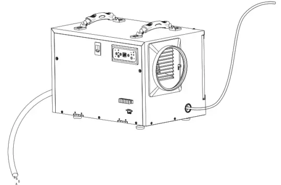 baseaire AirWerx 65X Crawlspace Commercial Dehumidifier - fig 7