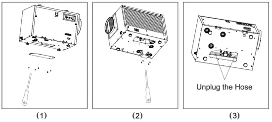 baseaire AirWerx 65X Crawlspace Commercial Dehumidifier - fig 9