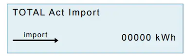 EDMI E470 Series Smart Meter - import energy