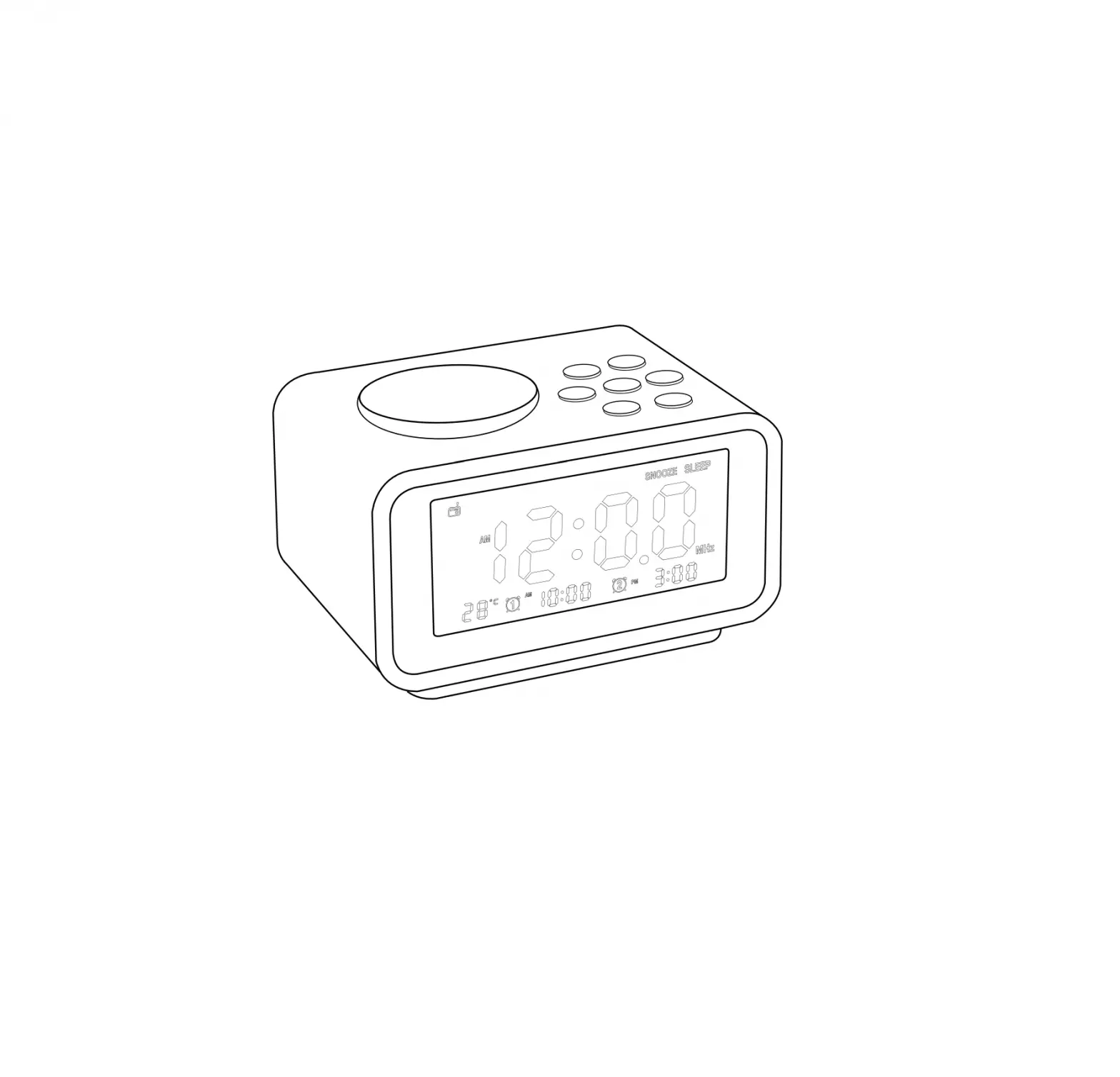 Reacher Radio Alarm Clock User Manual Reacher Radio Alarm Clock User Manual