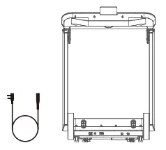 COSTWAY SP37613 Folding Treadmill - power