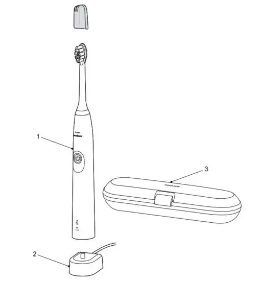 PHILIPS HX6839 28 Sonicare Electric Toothbrush - figure 2